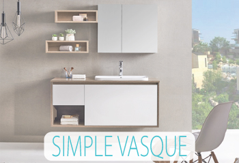 Salles de bain simple vasque