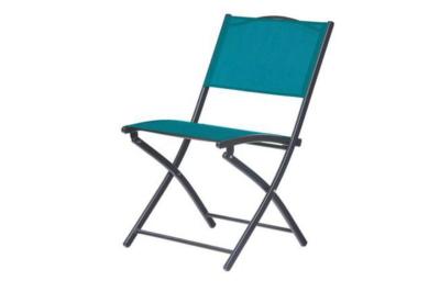 Chaise pliante, YANKY bleu (lot de 6)