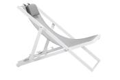 Chilienne, chaise longue de jardin en aluminium, KASSY