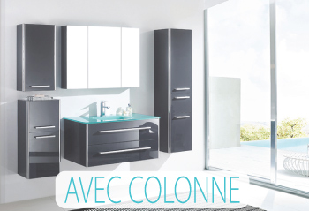 Meubles salle de bain simple vasque AVEC COLONNE