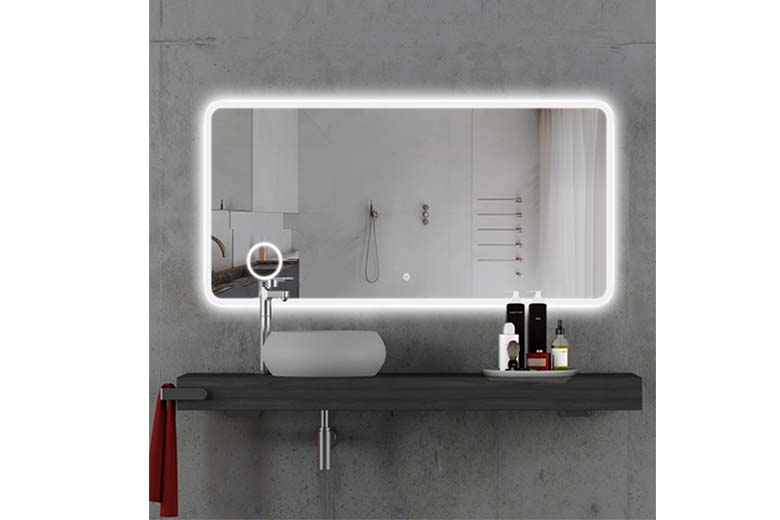 Miroir LED salle de bain 118x60cm Simply