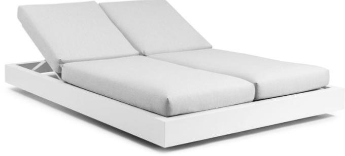 Lit de piscine double luxe en aluminium - FERMO BED