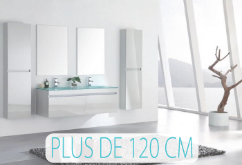 Meubles salle de bain double vasque plus de 120cm