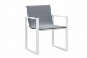 Fauteuils en aluminium, FERMO GRIS (lot de 2)