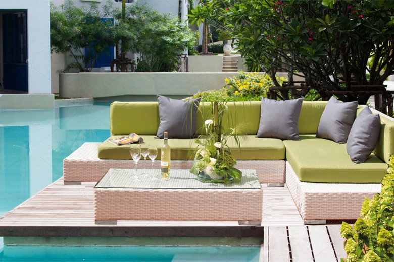 Housses de Coussins Chloé Genius pour Salon de Jardin DESIGN MELOEE