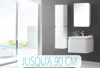 Meubles salle de bain simple vasque jusqu' 90 cm