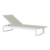 Bain de soleil en aluminium, Como TAUPE