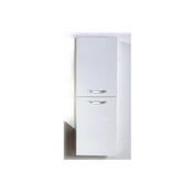 Armoire murale en bois massif blanc laqué brillant