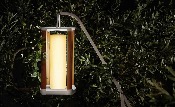 	Lampe design d'extérieur Solaire - AURORA BLANC TAILLE M