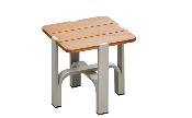 Salon de jardin en aluminium et en teck 5places - VISCOUNTI
