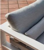 Salon de jardin d'angle en aluminium, COMO COSY