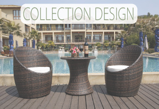 Mobiliers en rsine tresse plate