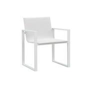 Fauteuils en aluminium, COMO BLANC (lot de 2)