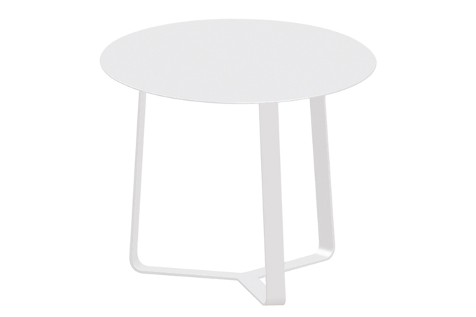 Table de jardin ronde en aluminium, LIGNY