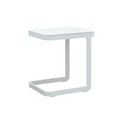 Table de jardin carré en aluminium, LEXY