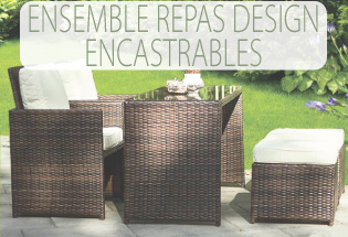 Tables et chaises encastrables Design