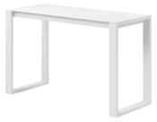 Ensemble bar en aluminium blanc avec 6 tabourets, FERMO BAR