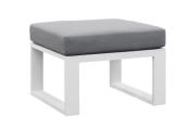 Fauteuil avec son repose pied en aluminium - BELLY